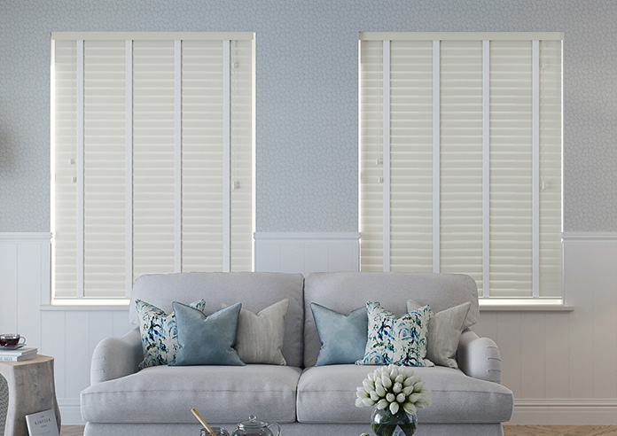 Ecowood Deluxe, Chenille Satin - Motorised Venetian Blind - Image 5